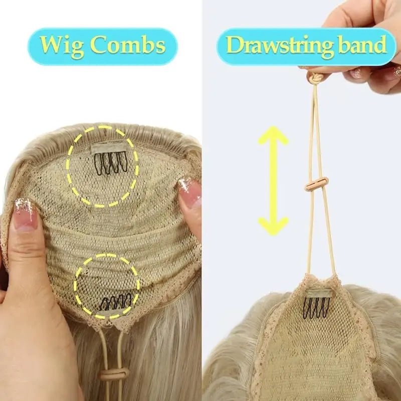 Drawstring Ponytail Extension in Beachy Blonde